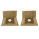 Fits For Bissell 4122 Canister Vacuum (2Pk) Paper Bag # 2038425, 203-8425