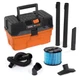 4.5 Gal. 5.0 Peak HP PRO PACK Shop Vacuum Wet Dry Vac with Fine Dust Filter, Exp 4.5 Gal. 5.0 Peak HP PRO PACK Shop Vacuum Wet Dry Vac with Fine Dust Filter, Exp