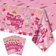 6PCS Mothers Day Tablecloth Disposable - 108" &times; 54", Happy Mothers Day Table ...