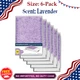 PetSafe ScoopFree Lavender Crystal Cat Litter Tray Refills 6 Pack Disposable
