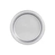 Disposable 7" Silver Salad Plastic Plates: 6 Pack