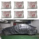 6-Pack Disposable Car Covers, Universal Clear Plastic 6-pcs(15.7ft x 24.6ft)
