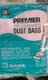 PCC PREMIER DISPOSABLE DUST BAGS FITS PREMIER AND GE MODELS U4 U5 U7 UPRIGHTS