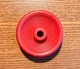 Vintage Kirby Vacuum VTG 132076 Rear Wheels, Red SET OF 2 WHEELS