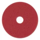 Boardwalk 4020RED Standard Floor Pads, 20" Diameter, Red Case of 5
