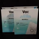 Lot of 2 Bissell Style 1/4 7 Allergen Media Vacuum Bags 6 Total Bags AA15072