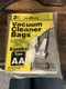 Eureka AA Vacuum Bags For Victory*4300&4400 Series Enviro Vac* Uprights 3 bags Eureka AA Vacuum Bags For Victory*4300&4400 Series Enviro Vac* Uprights 3 bags