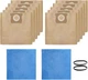 10 Pack 19-3100 Shop Vac Bags for Stanley 5-6 Gallon Wet/Dry Vacuums, Also Fit P 10 Pack 19-3100 Shop Vac Bags for Stanley 5-6 Gallon Wet/Dry Vacuums, Also Fit P