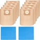 Pack 12(10+2) 19-3100 Vacuum Bags for Stanley Shop Vac 5-6 Gallon Wet/Dry V Pack 12(10+2) 19-3100 Vacuum Bags for Stanley Shop Vac 5-6 Gallon Wet/Dry V