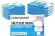 Disposable Hygienic Paper Personal Toilet Seat Covers Travel Pack (10-100 pcs)