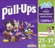Huggies Pull-Ups Plus Training Pants Unisex Size 2T-3T ,16-34 lbs, 128 Ct - NEW