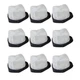 9 Pack - Fits For Shark XSB726N Washable Dust Cup Filter Hepa SV75 SV70 SV726 9 Pack - Fits For Shark XSB726N Washable Dust Cup Filter Hepa SV75 SV70 SV726