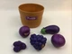 Learning Resources Farmers Market Color Sorting Replacement Purple Bucket Food