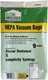 H-10 HEPA Bags Fits Riccar Radiance X & Simplicity Synergy (9 Bag Pack)