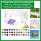 6-Pack Disposable White Tablecloths 54x108 for Elegant Parties & Events