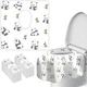 6-Pack Disposable Toilet Seat Covers Waterproof Panda Print Kids Travel