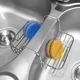 BuleVina Stainless Steel Sponge Holder for 13.5 x 17.2 x 9.7 cm, Silver 