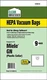 Clean Obsessed H-10 HEPA Bags Type Miele G/N - 9 Cloth HEPA Bags per package