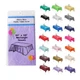 6 Pack 54 x 108 Inch Plastic Table Cover, Lavender Rectangle Disposable Table...