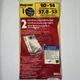2 Pack Shop Vac 90672 High Efficiency Disposable Filter Bags 10-14 Gallons New