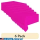 6 Pack Disposable Plastic Table Covers Waterproof Party Decorations Easy Cleanup