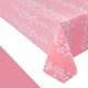 6-Pack Disposable Plastic Tablecloths Premium 54" x 108" Waterproof Table Covers