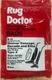Rug Doctor ~ B-12 ~ Type A ~ Vacuum Cleaner Bags ~ 2 Bags ~ Brand New ~ Sealed