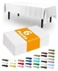 Plastic Table Cloth Disposable 6 Pack, 54 x 108 54" X 108" Rectangle White