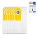 Riccar R40P HEPA Filter Vacuum Cleaner Bags, Charcoal-Infused Tandem White 