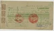 Chile 1949 Document bill of exchange Revenue Perfin BSA N.60317