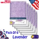 ScoopFree Lavender Crystal Cat Litter Tray Disposable Refill 4.3lb 6 Pack Odor