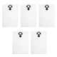 5 / 10 / 24PCS Dust Bag Vacuum Cleaner for Nilfisk 107419593/VL/VC