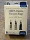Riccar R27D R27P R27CV Charcoal-Infused Hepa Media Vacuum Bas 6 Pack