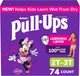 Pull-Ups Girls' Potty Training Pants Training Underwear Size 4, 2T-3T, 74 Ct
