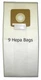 Hepa Filter Vacuum Bags 9pk for Tornado   CK 14/1, 90141