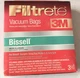 3M Filtrete Vacuum Bags Bissell 3-Bags #66707A