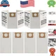 Eco-Friendly 10-14 Gallon Disposable Vacuum Bags - Ideal for Dry Dust Collection