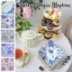 Retro Floral Printed Disposable Napkin Restaurant Decorations Tableware Supplies