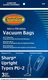 EnviroCare 3 Sharp Style PU-2 Vacuum Cleaner Bags, White