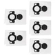 5Pcs Replace Dust Bags For Nilfisk  107419593 ATTIX 33/44 Robot Vacuum Cleaner