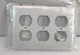 LOT 5 Leviton 006-80730-W Outlet White 3 Gang Duplex Receptacle