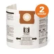 RIDGID VF3503 Wet Dry Vac Dust Bags for 5-10 Gal. RIDGID Vacs, Size B (2-Pack)