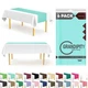 Aqua 6 Pack Premium Disposable Plastic Table Runner 14 x 108 Inch. Table Runn...