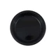 Disposable 7" Black Salad Plastic Plates: 6 Pack