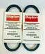 DAYTON PREMIUM V-BELT 4L220H **LOT OF 2**