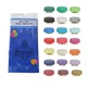 Evershine 6 Pack 84 Inch Plastic Table Cover, Royal Blue Round Disposable Tab...