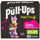 HUGGIES Pull-Ups Girls' Nighttime Potty Training Pants, 2T-3T, 65 Count