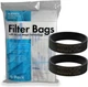 Genuine Kirby HEPA Filter Bags (6-Pack) with Belts - Improve Indoor Air Quality