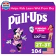 Pull-Ups Girls Potty Training Pants Size 2T-3T Training Underwear 16-34 Lbs 104