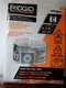 RIDGID VF3501 Dry Pick-up Dust Bags 3 to 4.5 Gal Shop Vacuums, Size C 2 Bags RIDGID VF3501 Dry Pick-up Dust Bags 3 to 4.5 Gal Shop Vacuums, Size C 2 Bags
